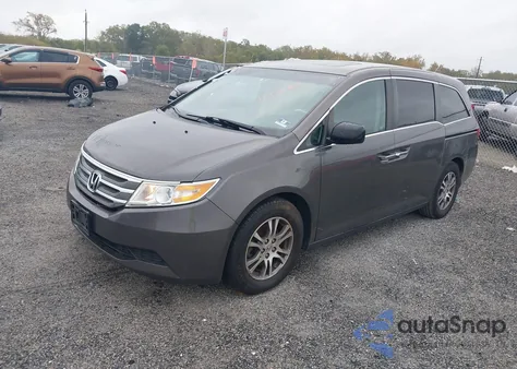 2011 Honda Odyssey Ex-L из США, поврежденный, VIN 5FNRL5H61BB058496